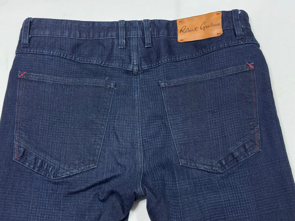 Robert Graham Blue Jeans Pants Size 33 Tailored